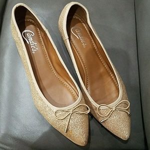 Candies flat glitter shoes